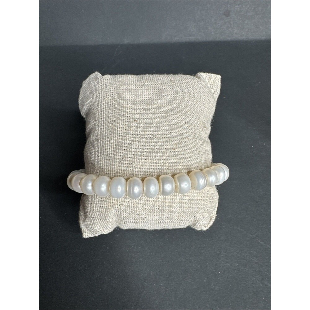 Genuine Freshwater Pearls 7 Inch Bracelet With 14K Fishhook Clasp
